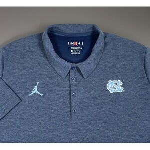 Jordan Nike UNC North Carolina Tar Heels Team Issued Dri-FIT Polo Men's L *NWOT